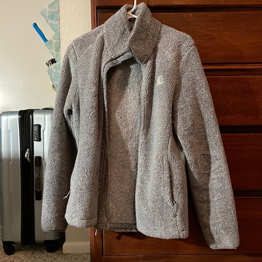 Light heather gray North face